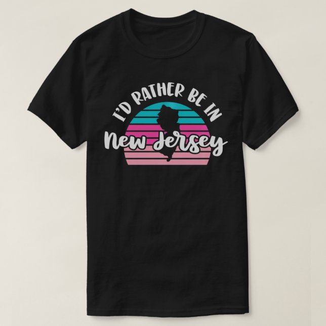 I d’Rather Be In New Jersey Pullover (Design vorne)