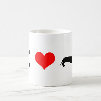 I Dackeln des Herz-(Liebe) Kaffeetasse