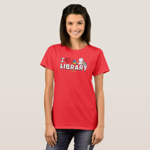 I das Shirt der Herz-Bibliotheks-Frauen