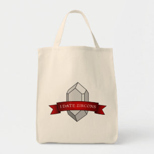I Date Zircons Banner - Geologie Tragetasche