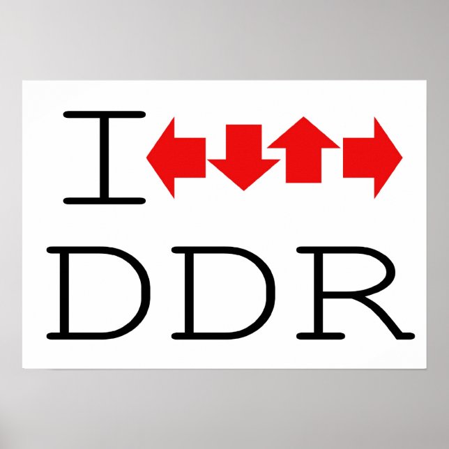 I DDR POSTER (Vorne)