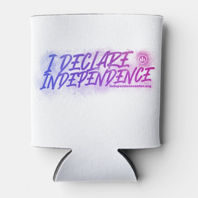 I Deklare Unabhängigkeitszentrum Koozie Dosenkühler (Vorderseite)
