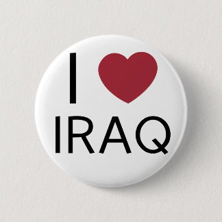 I der Liebe-Irak-Abzeichen Button