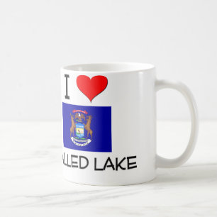 I der Liebe ummauerte Michigansee Kaffeetasse