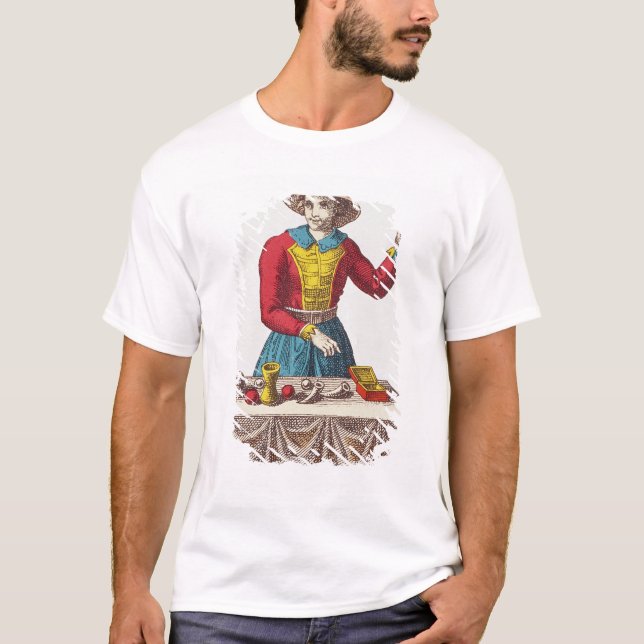 I der Magier, sieben Tarotkarten T-Shirt (Vorderseite)