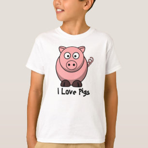 I der T - Shirt des Liebe-Schwein-Kindes