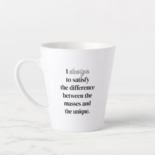 I Design Latte Tasse