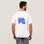 I Did it!, Graduate 2026 T-Shirt<br><div class="desc">A size XL =option, Men's White, Basic T-shirt, =optional, with a Drawing/Design in Navy Blue, with a Lighter Blue, stripe, going through the letters and numbers, and star = I Did it! Graduate 2026 and a Star, = (Drawing/Design by P.J.M.) Smaller on the front= Right chest, area. Big in the...</div>