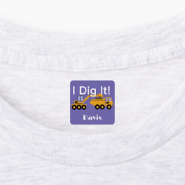 I Didy It Design - Kleines quadratisches Bekleidun Etiketten