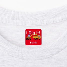 I Didy It Design - Kleines quadratisches Bekleidun Etiketten