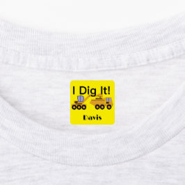 I Didy It Design - Kleines quadratisches Bekleidun Etiketten