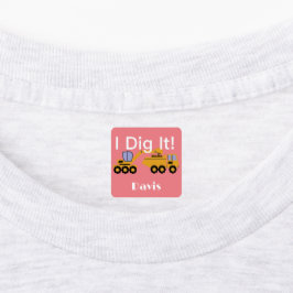 I Didy It Design - Kleines quadratisches Bekleidun Etiketten