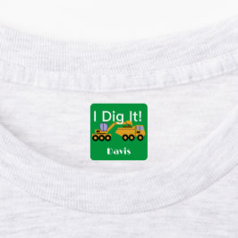 I Didy It Design - Kleines quadratisches Bekleidun Etiketten