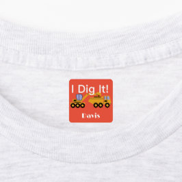 I Didy It Design - Kleines quadratisches Bekleidun Etiketten