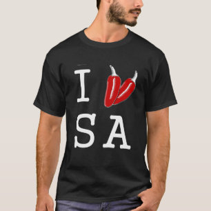 I die schwarze T Männer Jalapeno-SA T-Shirt