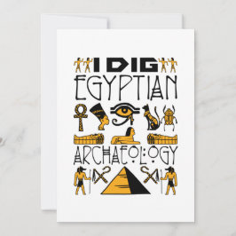 I Dig Ägyptisch Archäologie Ancient Ägypten Lover Einladung