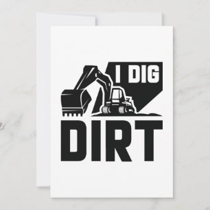 I Dig Dirt Dankeskarte