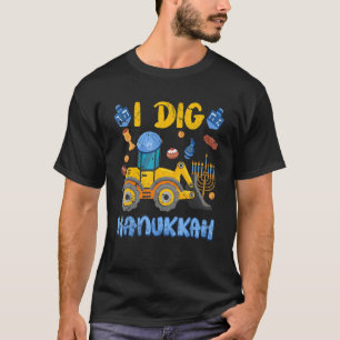 I Dig Hanukkah Bagger Bau Kleinkind Kinder T-Shirt