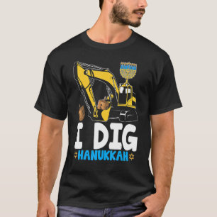I Dig Hanukkah Grabungsbau Kinder Jungs Ch T-Shirt