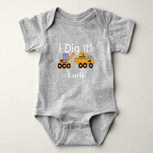 I Dig It Design - Baby Jersey Bodysuit Strampler