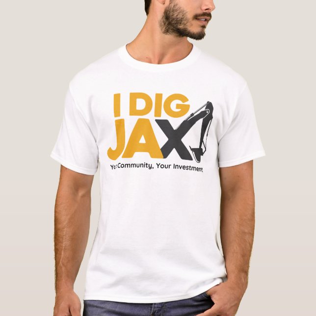 I Dig Jax Crew Neck Shirt (Vorderseite)