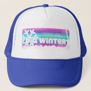 I Dig Winter Sprichwort Truckerkappe