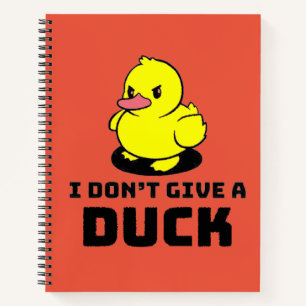 I dint Give a Duck Notizbuch