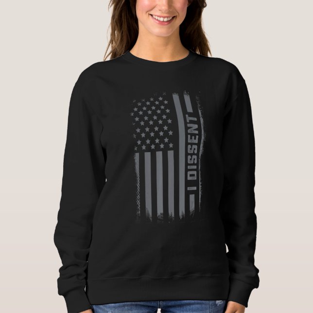 I divergierende US Flag Womens Strong Statement I  Sweatshirt (Vorderseite)