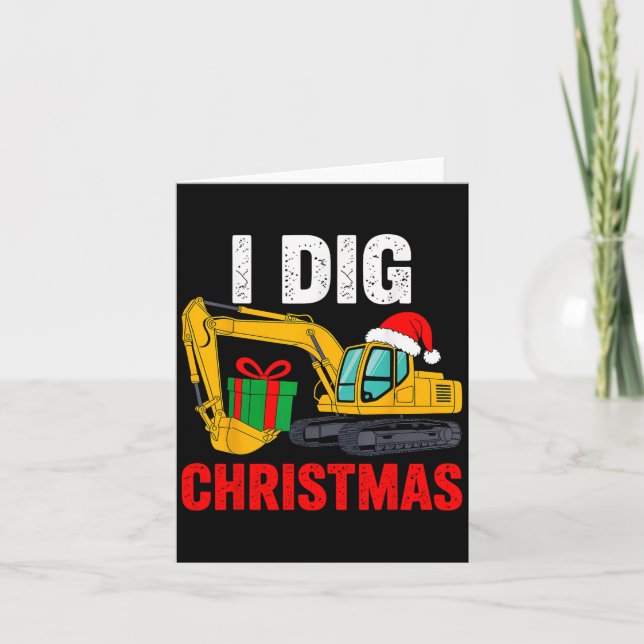 I Diving Christmas Gravator Xmas Pjs Kleinkind Boy Karte (Vorderseite)