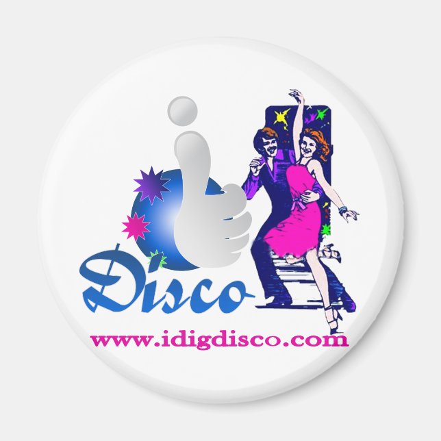 I Diving Disco Light Magnet (Vorne)