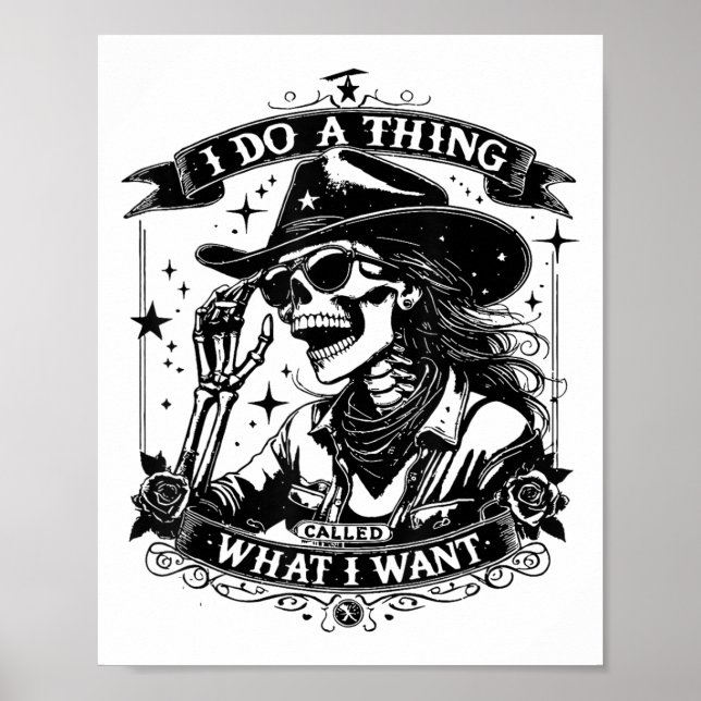 I Do A Thing Called What I Want  Poster (Vorne)