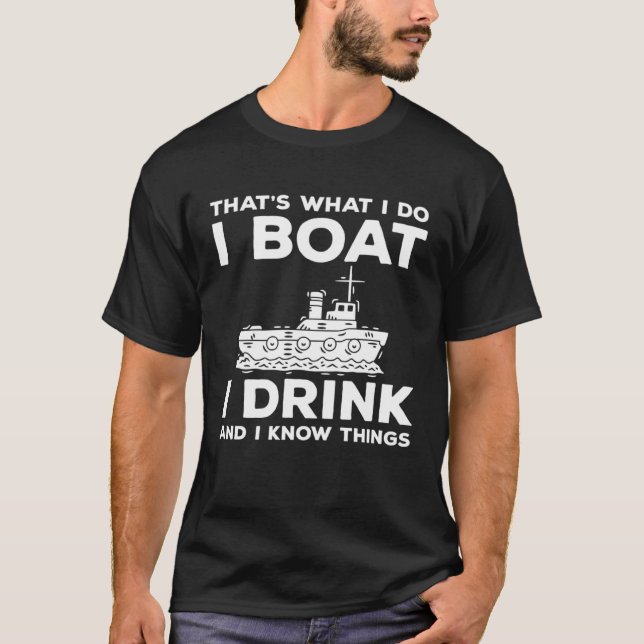 I Do Boating T-Shirt (Vorderseite)