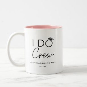 I Do Crew Brautparty Junggesellinnenabschied Gesch Zweifarbige Tasse