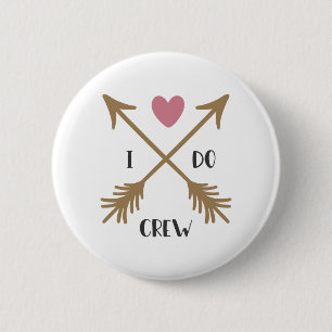 I DO CREW Hochzeitsantrag Button