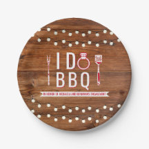 I Do GRILLEN Rustic Engagement Party Paare Dusche