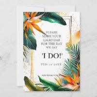 "I DO" Vögel des Paradieses Bliss