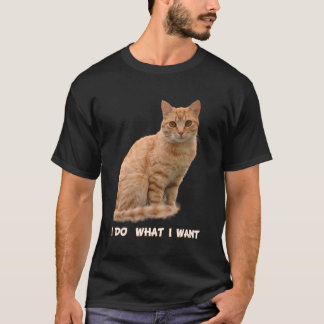 I Do W I Woll Orange Tabby Cat T-Shirt