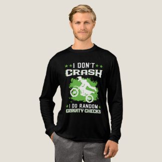 I Don't Crash I Do Random Gravity Checks Retro Tri-Blend Shirt