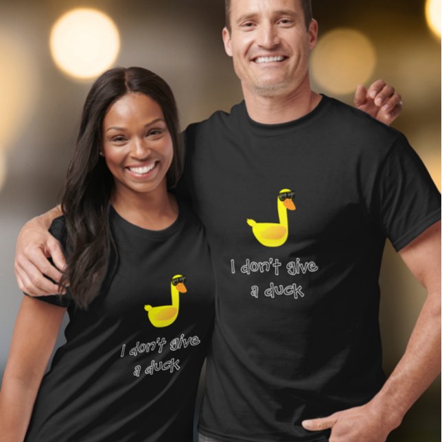 I don't give a Duck Humor T-Shirt (Von Creator hochgeladen)