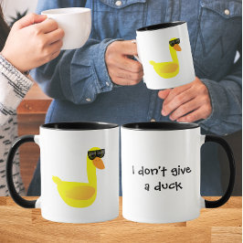 I don't give a Duck Humor Tasse