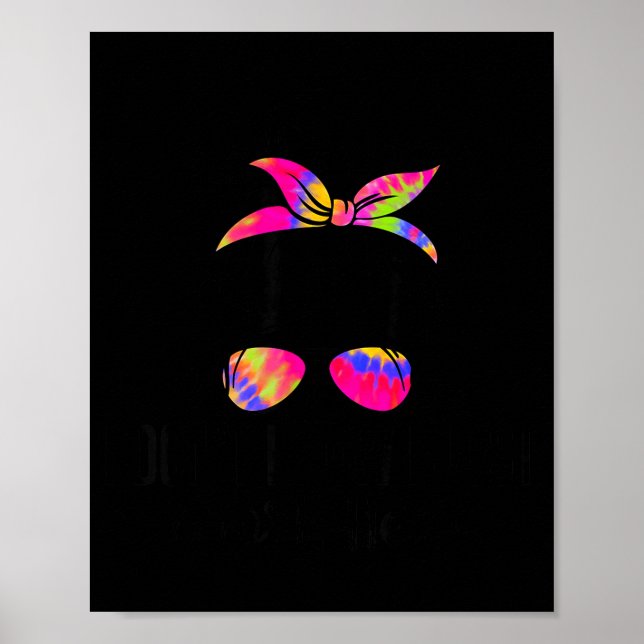 I Don't Know I Just Work Here Funny Sarcasm Quotes Poster (Vorne)