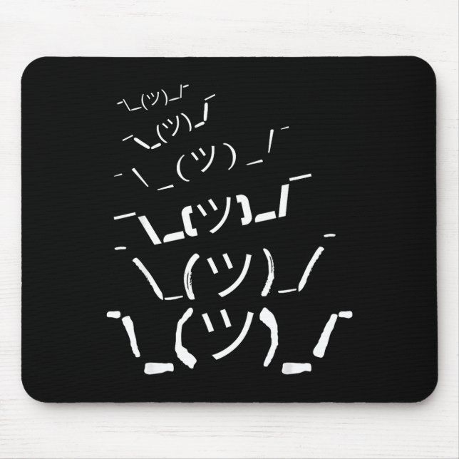 I Don't Know Idk  Mousepad (Vorne)