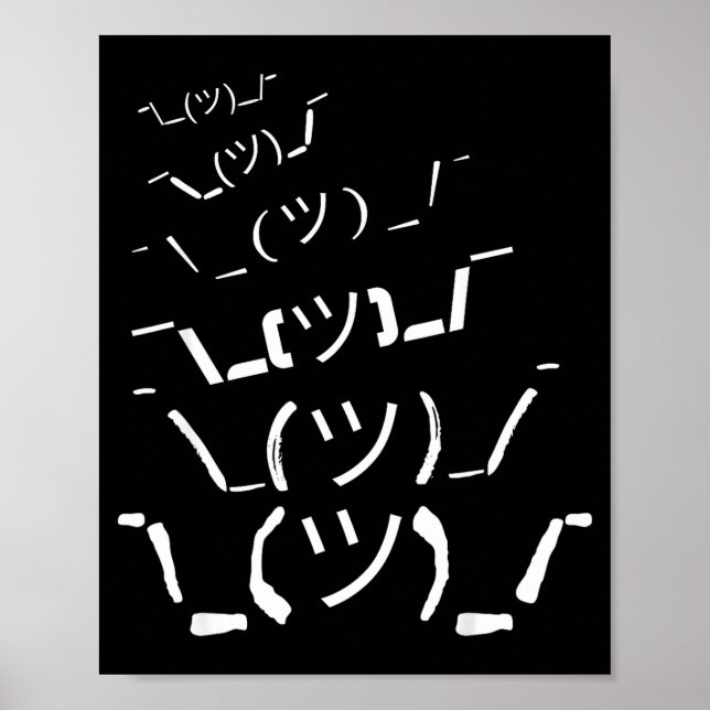 I Don't Know Idk  Poster (Vorne)