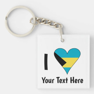 I (Drapeau Bahaméen Amour du coeur) Texte personna
