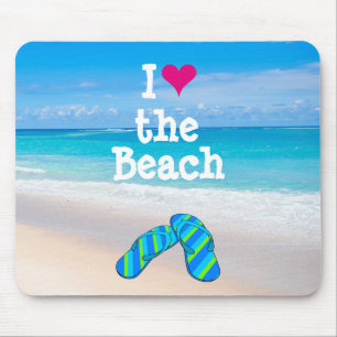 I drehen Herz (Liebe) der Strand Reinfälle im San Mousepad