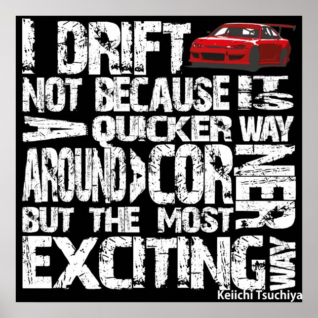 I Drift Poster (Vorne)