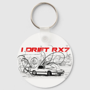 I Drift RX7 Schlüsselanhänger