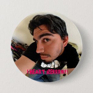 I DUMMER GESICHTS-KNOPF DES HERZ-JERMYS BUTTON