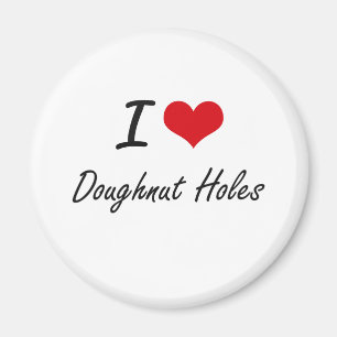 I durchlöchert Liebe-Krapfen künstlerischen Magnet