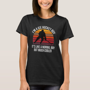 I Eishockey Player Boys Hockey Kids Hockey Game T-Shirt